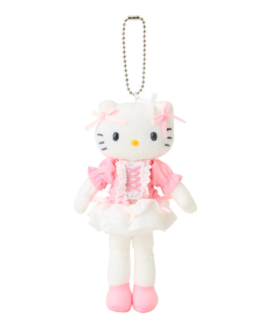 Hello Kitty｜Closet Collection Mascot Holder /Plush Keychain｜8×3.5×15cm approx.