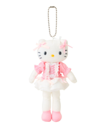 Hello Kitty｜Closet Collection Mascot Holder /Plush Keychain｜8×3.5×15cm approx.