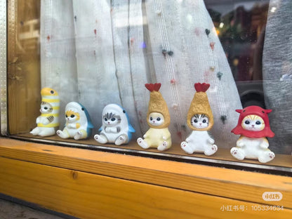 Mofusand｜Cutie Cats in Shark Costume Vol.2 mystery bag/blind box/All 5 types｜1pcs