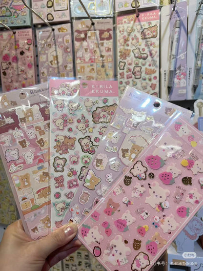 Rilakkuma｜Sheet Sticker｜200×95mm approx.