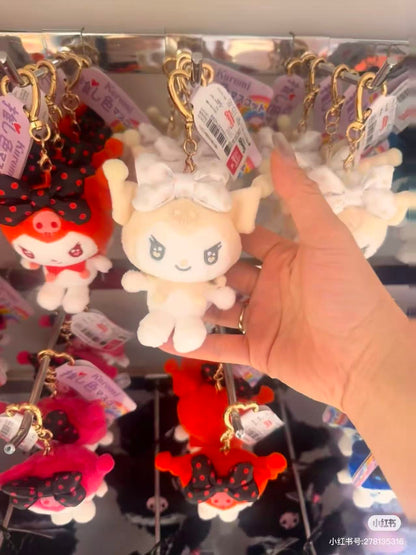 Sanrio｜Kuromi Favorite Color Collection Mascot Holder /Plush Keychain｜H10 x W10 x D4.5cm approx.