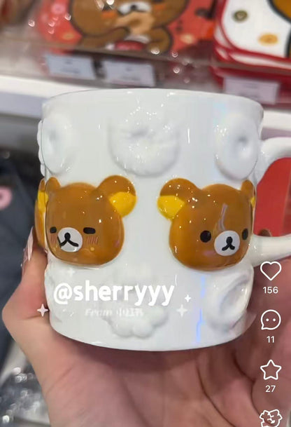 Rilakkuma｜Mister Donut Mascot Mug｜100 x 110 x 110 mm approx.