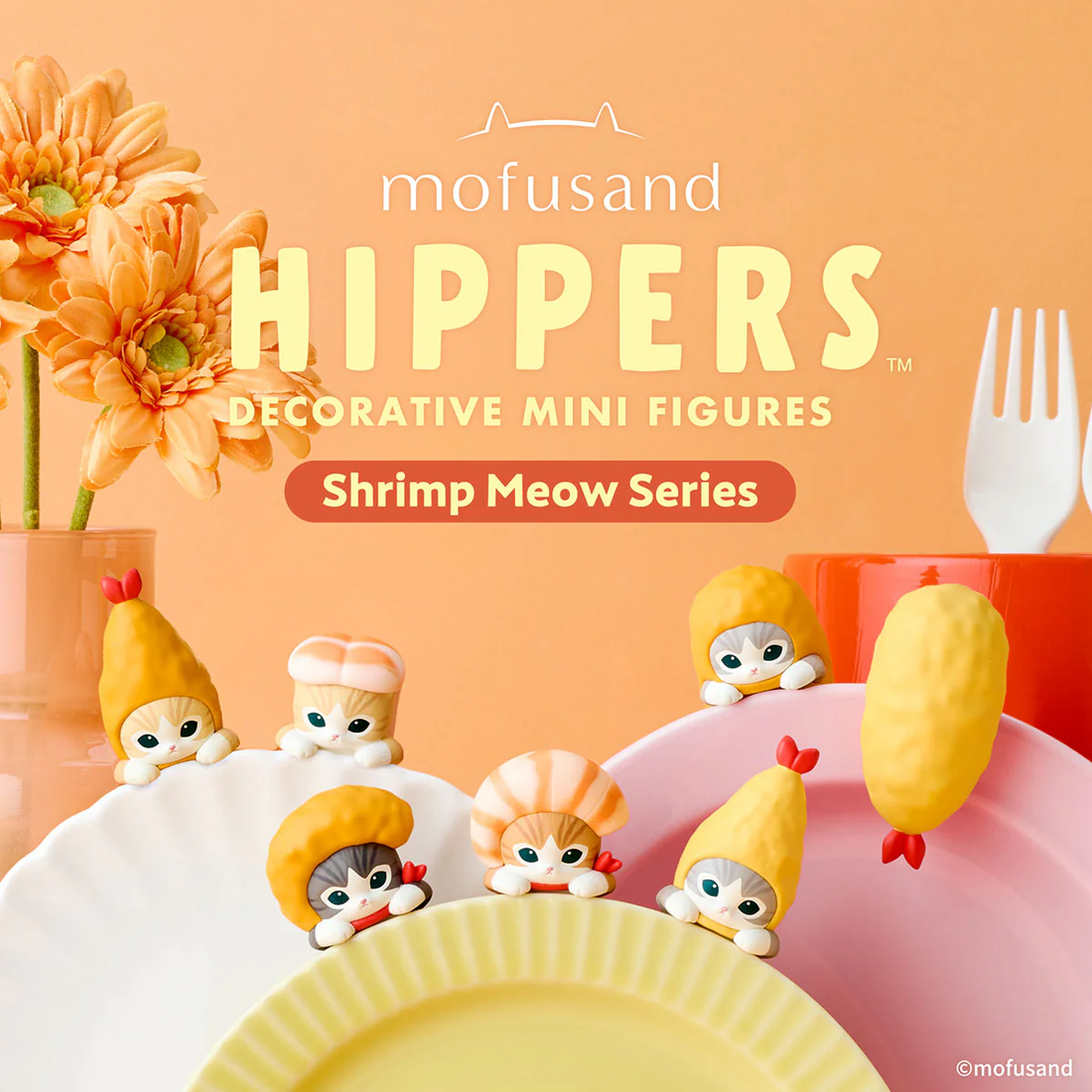 Mofusand｜HIPPERS vol.2 Shrimp Meow Series mystery bag/blind box/All 7 types｜1pcs