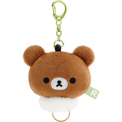 Rilakkuma｜Face Mascot Reel Keychain｜55×65×45mm approx.