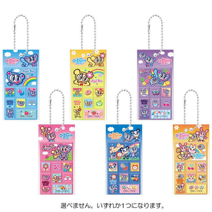 Angel Blue｜Tile Sticker Style Keychain mystery bag/blind box/All 6 types｜1pc