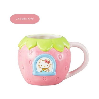 Sanrio｜Hello Kitty Strawberry House Mug｜360ml