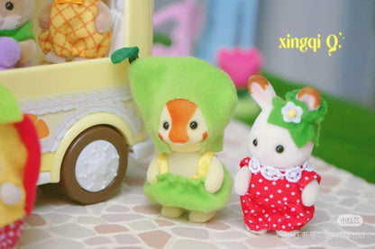 【还有补货，限购1】SylvanianFamilies森贝儿家族｜Baby Trio Fruit Set Doll Calico Critters Epoch 水果变装宝宝套盒/葡萄草莓橘子