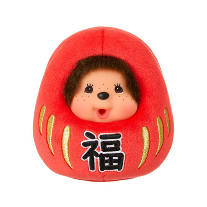 Monchhichi｜Daruma Japanese New Year Plush Dolls/Plush Toy｜S/ 12×11×11cm approx