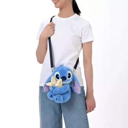 Disney｜Stitch Day Collection 2026 Plush Crossbody Bag｜26×25×18cm approx.