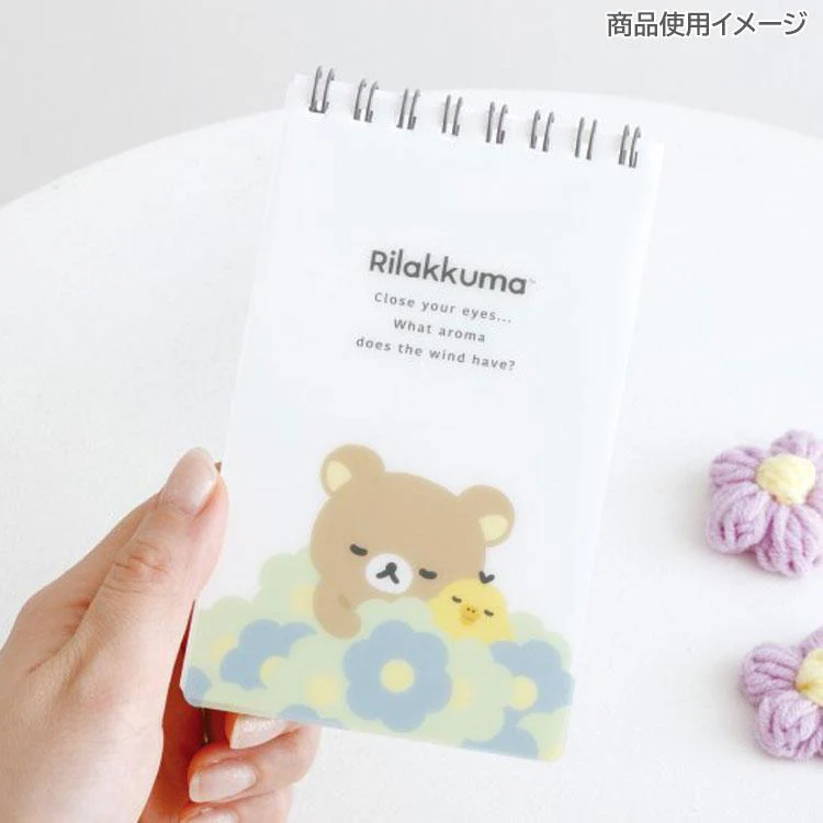 Rilakkuma｜Flower Kiiroitori &amp; Rilakkuma Memo ｜135×80mm approx.