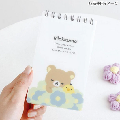 Rilakkuma｜Flower Kiiroitori &amp; Rilakkuma Memo ｜135×80mm approx.