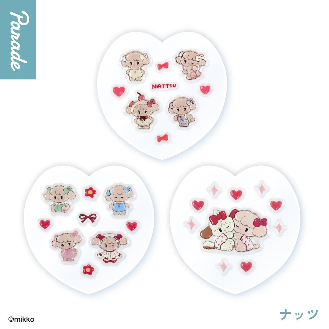 mikko illustrations｜Lil ala mode PUKU CHURU seal stickers mystery bag/blind box/All 5 types｜1pc