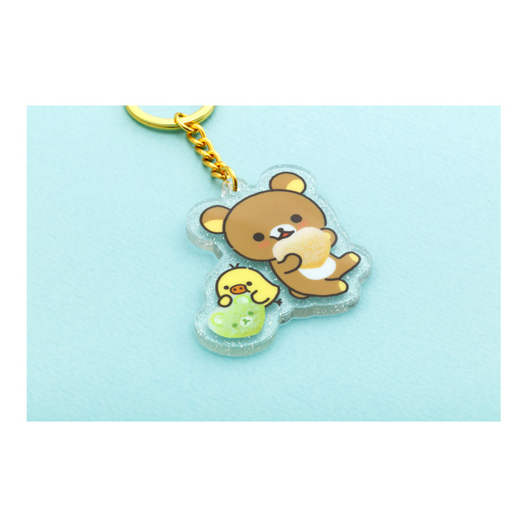 Rilakkuma｜Pure Gummy Acrylic Keychain/Keyring｜5.6cm x 5.9cm approx.