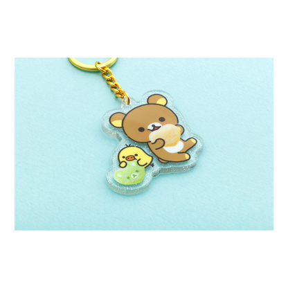 Rilakkuma｜Pure Gummy Acrylic Keychain/Keyring｜5.6cm x 5.9cm approx.