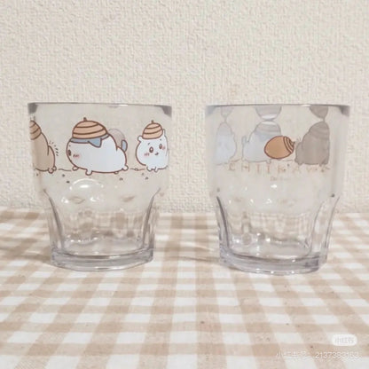 chiikawa吉伊卡哇｜OSK Chiikawa Plastic Cup可爱耐摔角色透明树脂杯/杯子/洗碗机/干燥机可用｜300ml