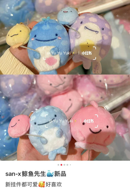 SANX｜Jinbesan 10th Anniversary Mascot Holder /Plush Keychain｜60×55×50mm approx.