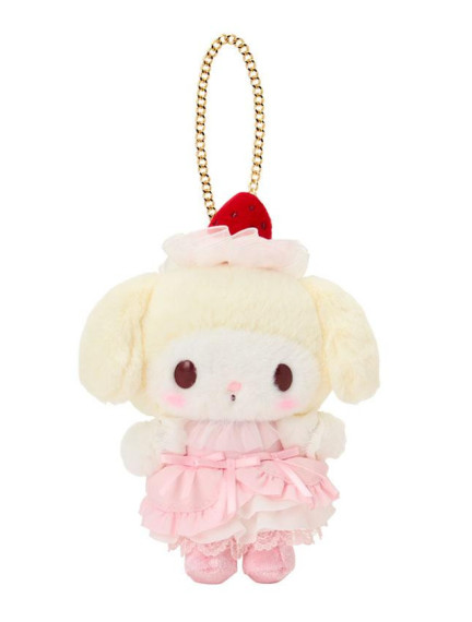 【limit 1】Sanrio｜Strawberry Whipped Cake Mascot Holder /Plush Keychain｜ 10×7.5×13.5cm approx.