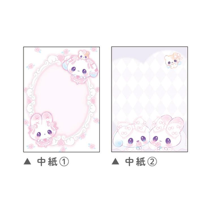 Q-LiA｜Heisei Retro Magical Berry Berry Kamio Mini Sticker Book Keychain｜80×60×8mm approx.