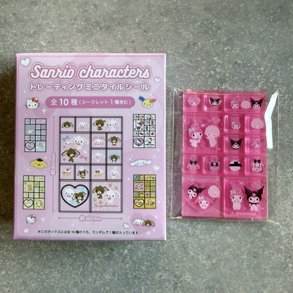 Sanrio｜Mini Tile Stickers mystery bag/blind box/All 10 types｜1pcs