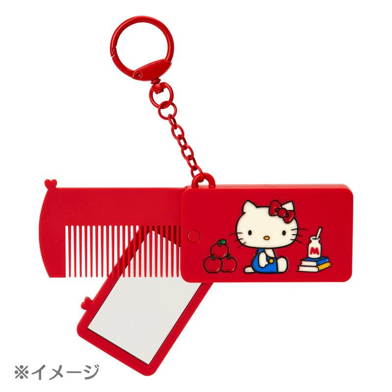 Sanrio｜Mini Mirror And Comb Keychain/Keyring｜1.8 x 9.0 x 6.0cm approx.