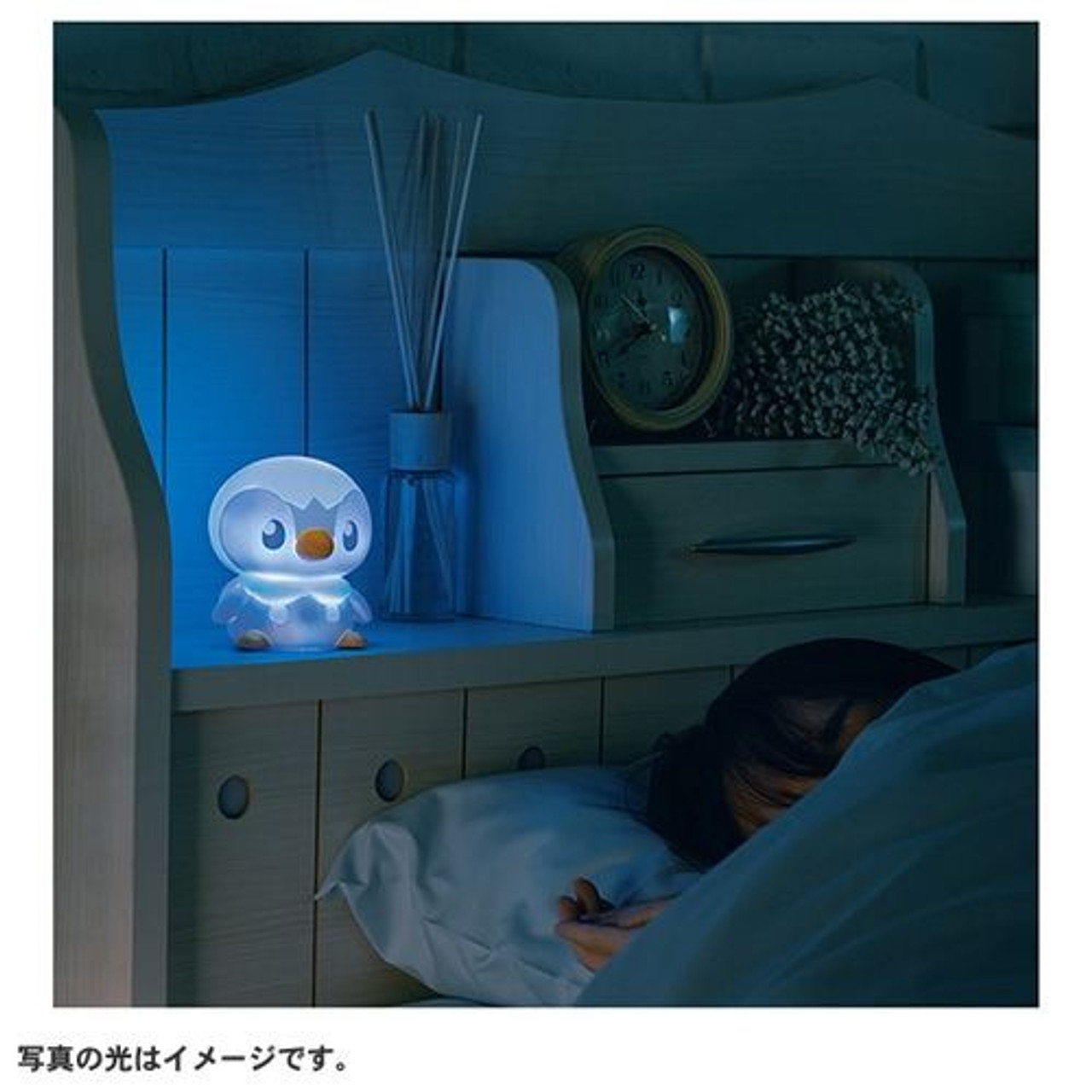 Pikachu皮卡丘｜Takara Tomy Pokemon-Pokepeace Puni Kyun Light - Piplup 宝可梦软软捏捏多段变光波加曼小夜灯｜约15 x 15 x 10cm