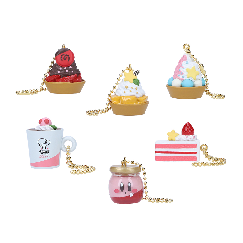 Kirby星之卡比｜cafe卡比咖啡馆PETIT限定甜品吊饰挂件盲盒/全6种｜1枚入
