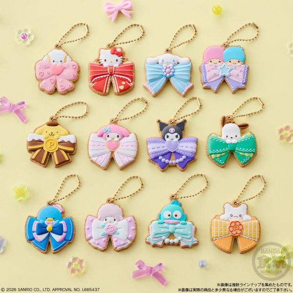 Sanrio｜CHARACTERS Cookie Charm Cot 2 mystery bag/blind box/All 12 types｜1pcs