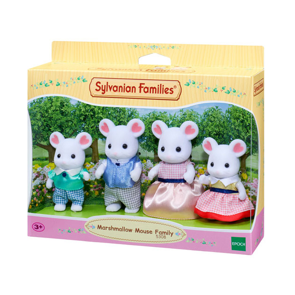 SylvanianFamilies|Marshmallow Mouse Family 5308