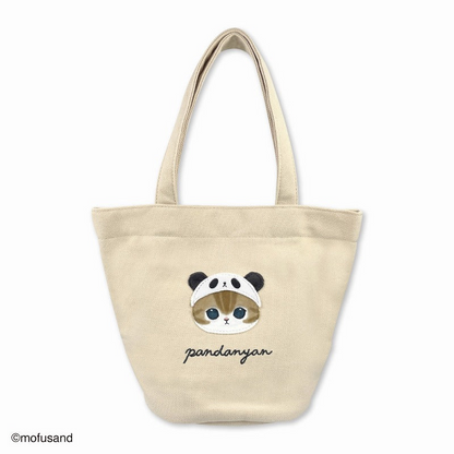 Mofusand｜Mini Tote bag softly (Panda)｜H380 x W300 x D150mm approx.