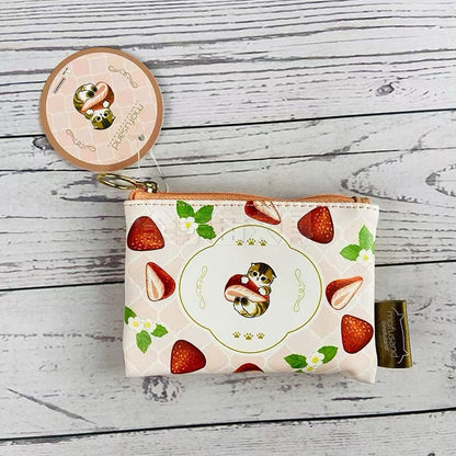 Mofusand｜Mini Flat Pouch - Fruit Cat｜W120×H90×D10mm approx.