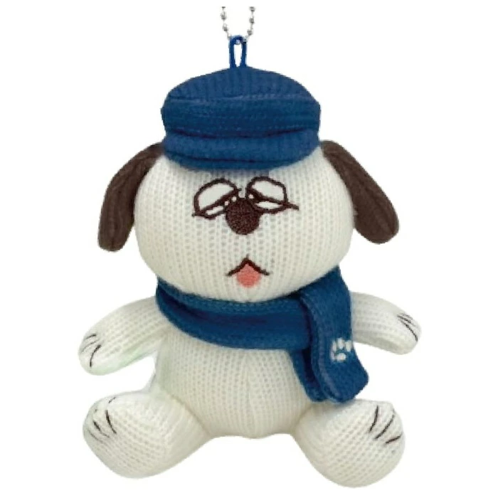 Snoopy｜Peanuts scarf Mascot Holder /Plush Keychain｜13cm x 8cm x 7cm approx.