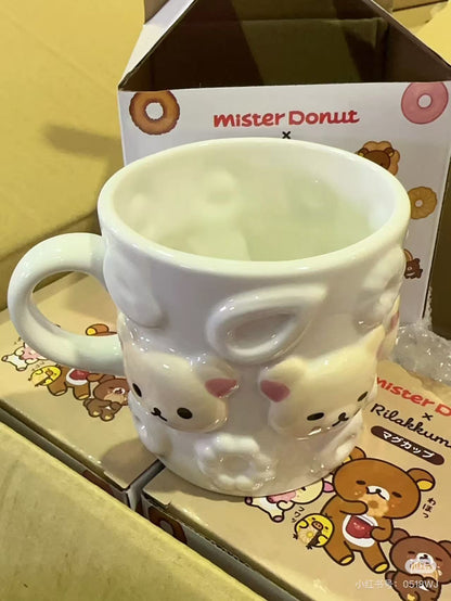 Rilakkuma｜Mister Donut Mascot Mug｜100 x 110 x 110 mm approx.