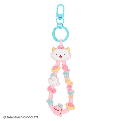 Sanrio｜Character Grand Prix 1st Edition Rubber Cord Keychain/Keyring｜ W4.5 x D1 x H11cm approx.