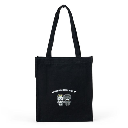 Hello Kitty｜Monochrome Girly Twin Coordinate Hello Kitty &amp; Hello Mimmy Mini Tote Bag｜32×8×37cm approx.