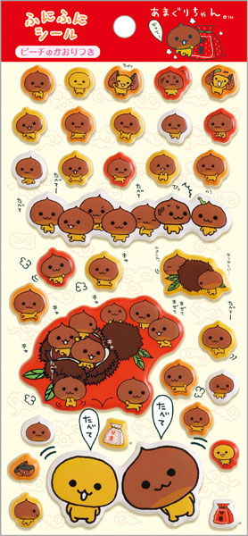 Sanx｜FuniFuni Puffy Squishy Sticker｜200×95mm approx.