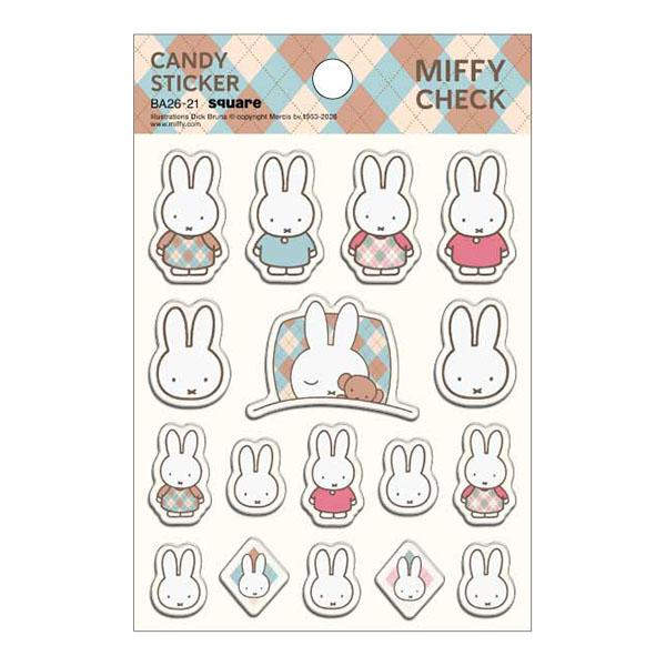 Miffy｜2026 AUTUMN Dick Bruna / Candy Stickers｜W80 x H98mm approx.