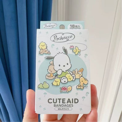 Sanrio｜Boxed Adhesive Bandage｜18 sheets