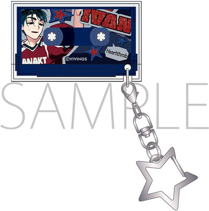Alien Stage｜Find your Plus One! Cassette-shaped Keychain｜W6 x H3.6cm approx.