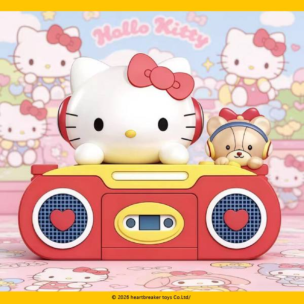 Sanrio Characters Cute Musical Buddies Series - Retro Recorder Music Machine Blind Box