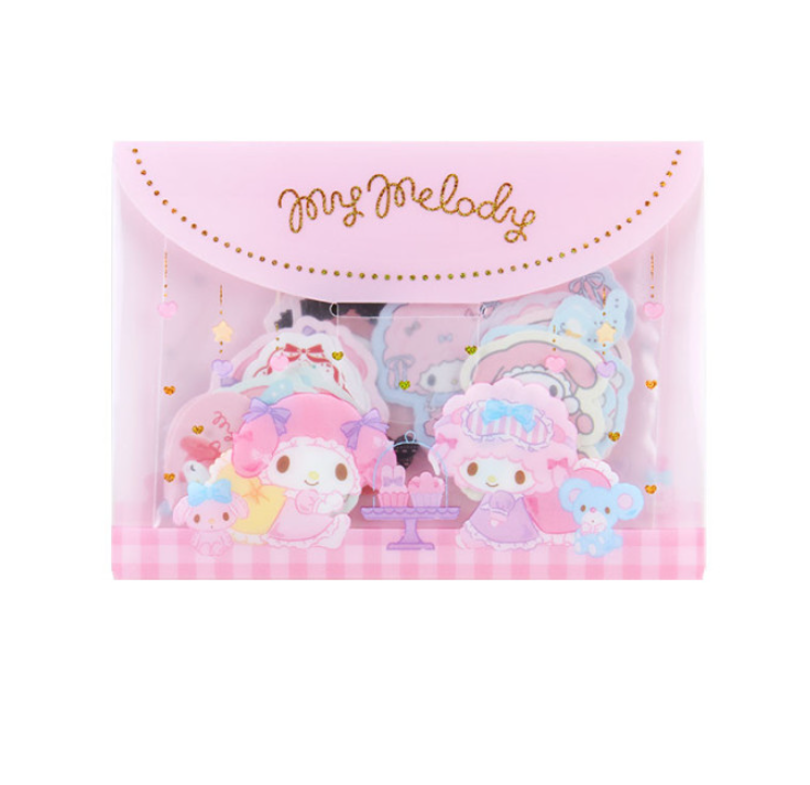 Sanrio｜Flake Sticker &amp; Case Set｜40piece