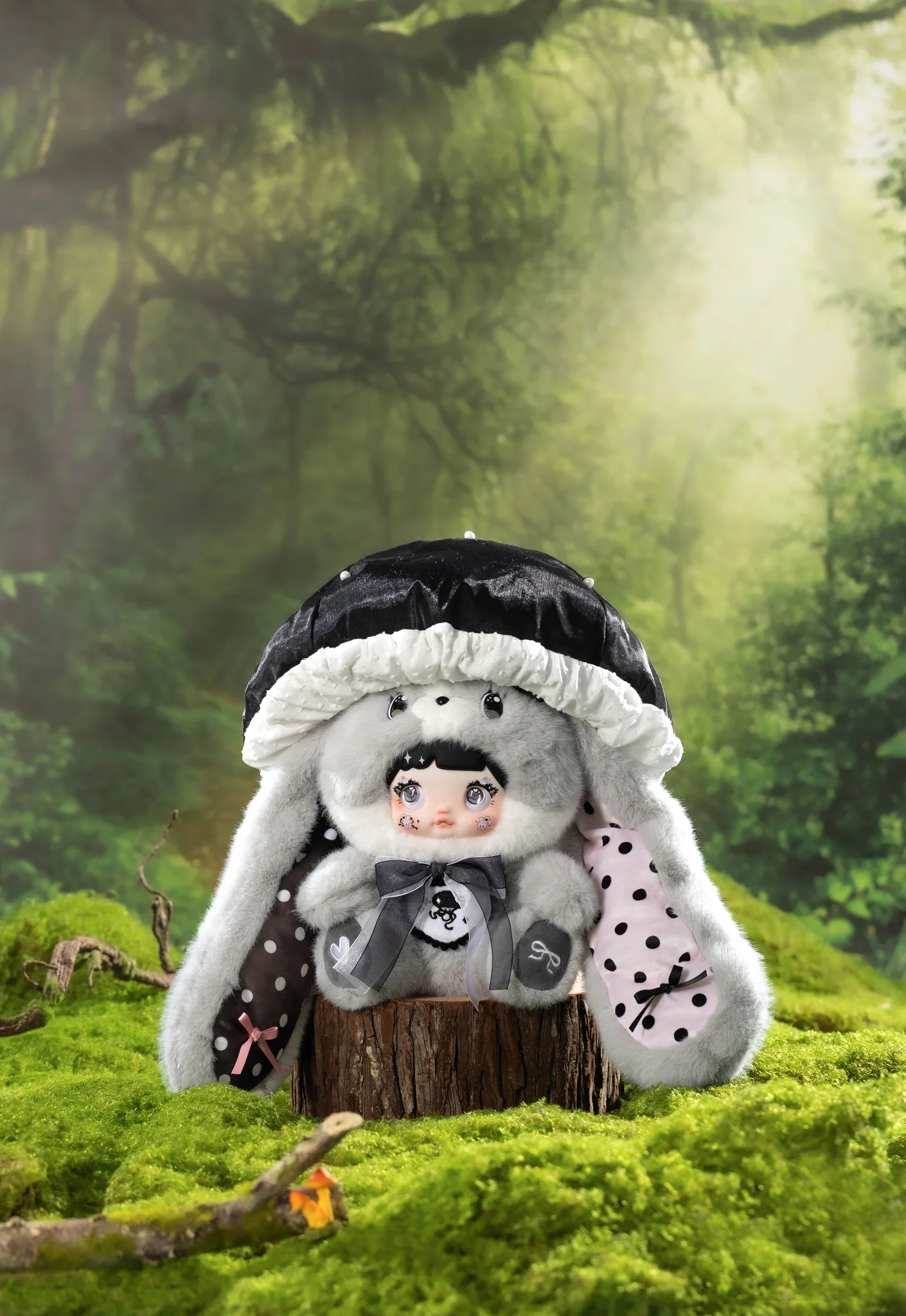 NOMMI Mushroom Hat 400% Big Doll Series vinyl Plush Blind Box
