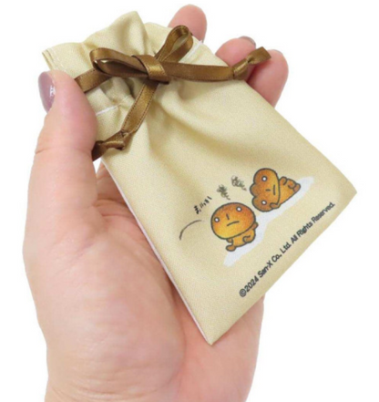 San-X｜Mini Drawstring Pouch - Kogepan烤焦面包迷你抽绳收纳包/巾着｜约W90×H120mm