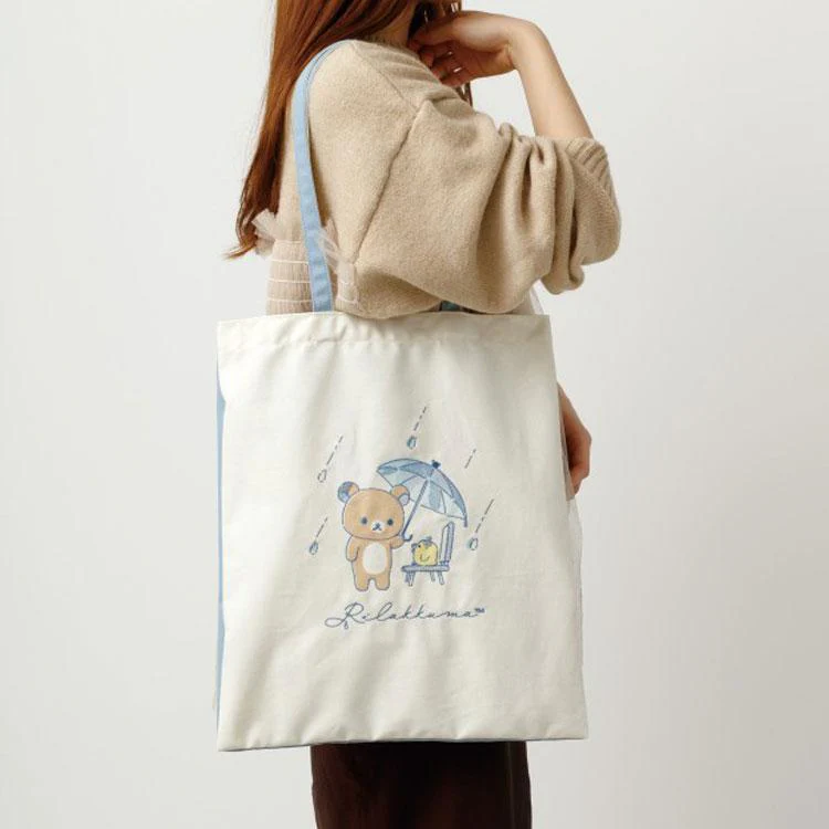 Rilakkuma｜Rainy Day to Sunny Tote bag｜400×350mm