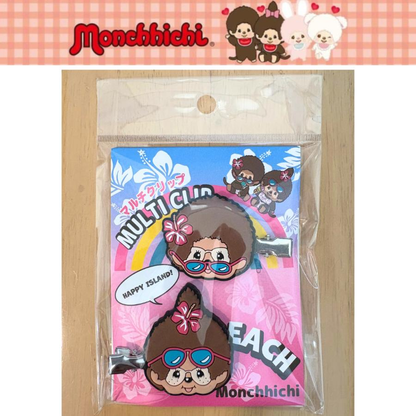 Monchhichi｜Sun-tanned Die-Cut Hair Clip