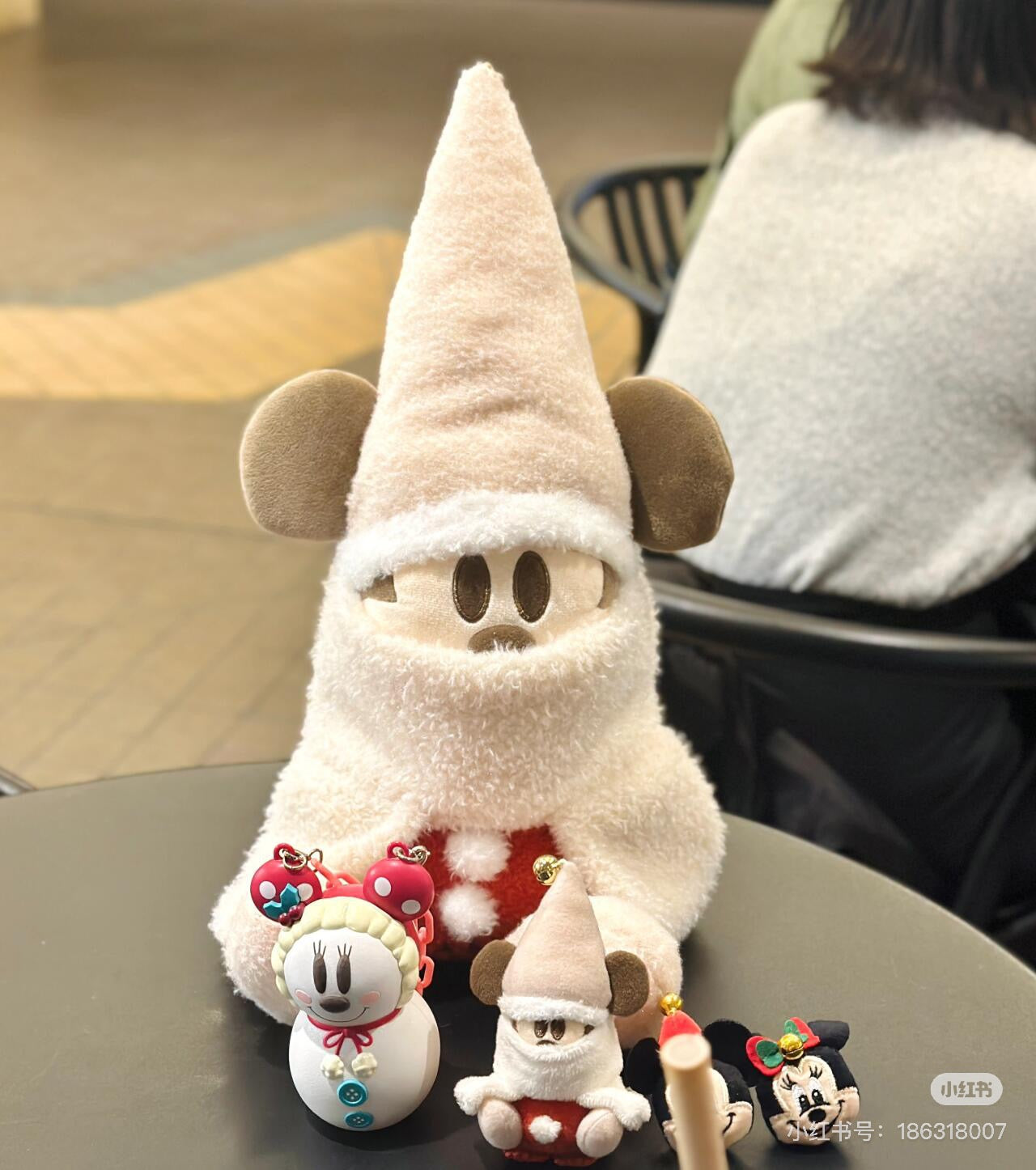 Disney迪士尼 ｜Merry Lil RingRing Mickey东迪2024圣诞精灵妖精米奇系列毛绒玩偶发夹/肩夹