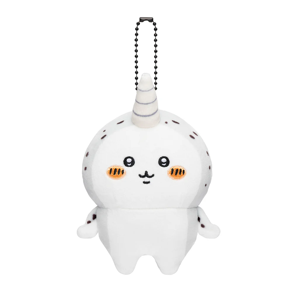 Nagano嘲讽熊｜Characters FRIENDS Mascot (one corner) 独角鲸毛绒挂件/包挂｜约H135×W90×D50mm