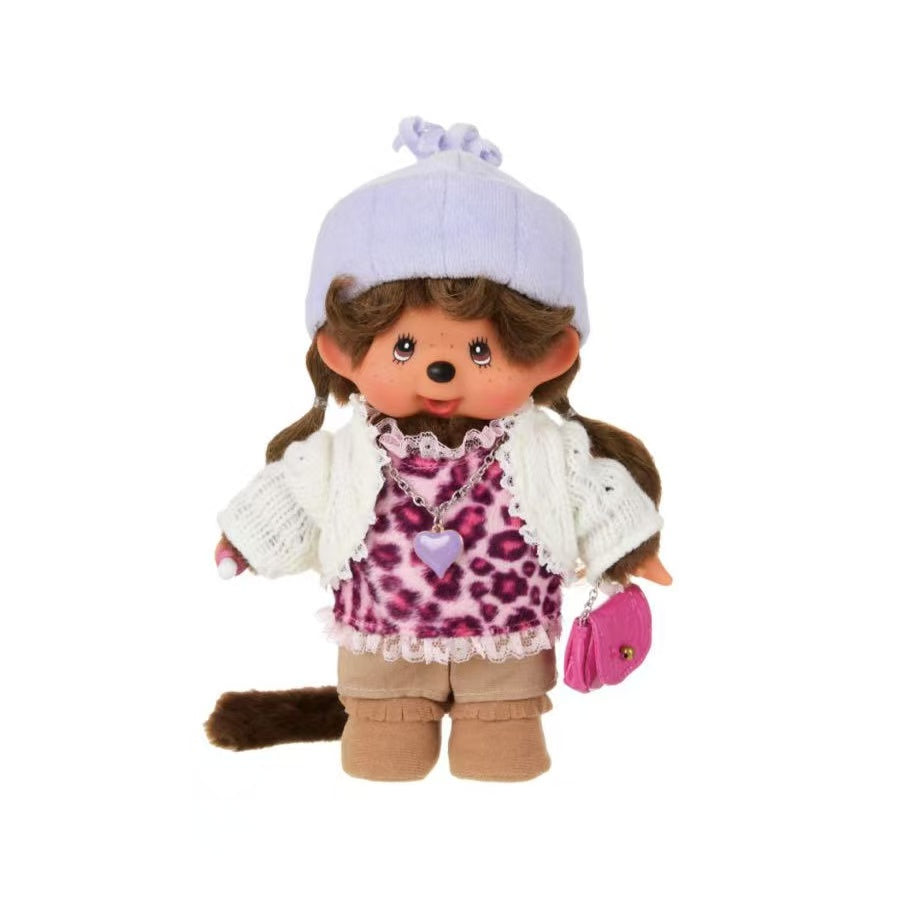 【limit 1】Monchhichi｜Limited Edition Leopard print Girl Plush Dolls/Plush Toy