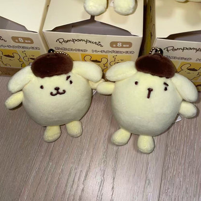 Sanrio｜Pompompurin EMOTION Plush Keychain mystery bag/blind box/All 8 types｜1pcs