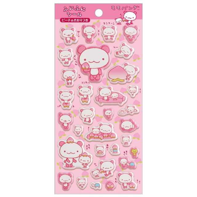 Sanx｜FuniFuni Puffy Squishy Sticker｜200×95mm approx.