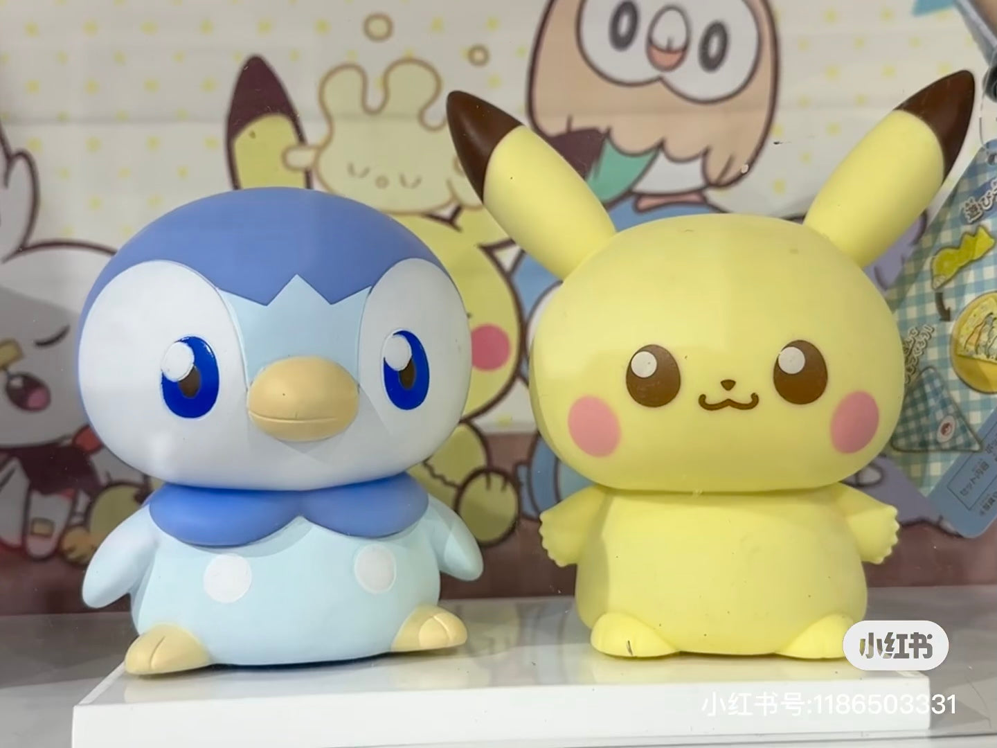 Pikachu皮卡丘｜Takara Tomy Pokemon-Pokepeace Puni Kyun Light - Piplup 宝可梦软软捏捏多段变光波加曼小夜灯｜约15 x 15 x 10cm